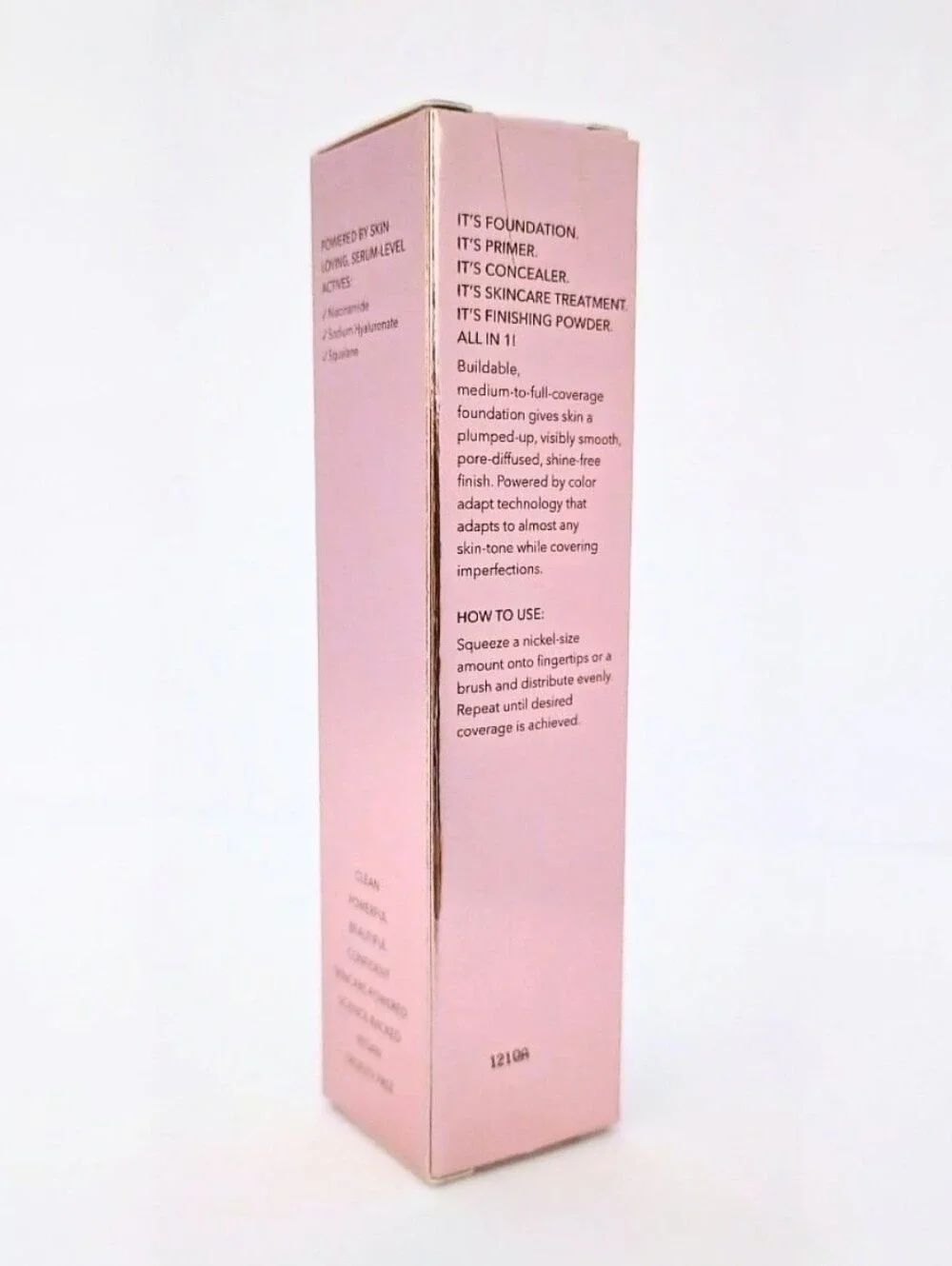 Nakery Beauty Skip The Line Plumping Velvet Serum Foundation Light NIB